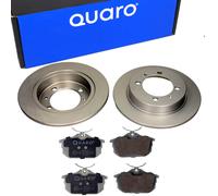 Quaro Dischi Freno + Pastiglie Posteriori per Mitsubishi Carisma Space Volvo S40
