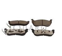 QUARO Kit pastiglie freni Posteriore non predisposto per visualizzazione avviso usura QP5990C Compatibilità con JEEP CHEROKEE KJ WRANGLER II TJ