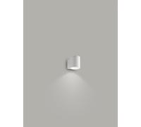 QUARONDO Applique alluminio tondo colore bianco per esterni attacco GU10