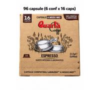 Quarta Caffè 192 Capsule Compatibili A Modo Mio 100% vegetali e compostabili