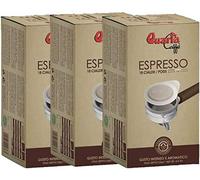 QUARTA Caffè CIALDE MONODOSE. 3 confezioni DA 18pz. GUSTO INTENSO E AROMATICO Fine blend of coffee processed in Salento, Apulia, Italy Feine kaffeemischung aus salento, apulien Italien