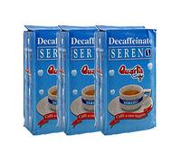QUARTA caffè SERENO DECAFFEINATO macinato 250 g Aroma dolce e gradevole 3 buste