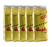 QUARTA Caffè varietà AVIO ORO MACINATO- Caffè DI MISCELA ARABICA 250gr Aroma intenso ed esclusivo - 5 confezione da 250gr. Prodotto in Puglia, Salento