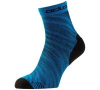 Quarter Socks Odlo Ceramicool Run Graphic (bunting indaco - nero) 45-47