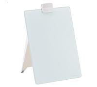 Quartet Glass - Cavalletto per lavagna bianca, 22,9 x 27,9 cm, superficie cancellabile a secco, bianco (GDE119)