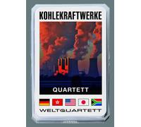 Weltquartett Quartett 1019 KOHLEKRAFTWERKE – Earth Warmers – 32 carte – Edizione DE
