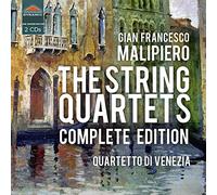 7215440 Audio Cd Gian Francesco Malipiero - The String Quartets Complete Edition