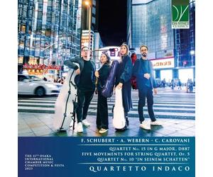 Quartetto Indaco - F. Schubert, A. Webern, C. Carovani: Quartet No. 15 D887, ...