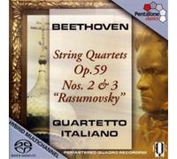 Quartetto Itali Beethoven: String Quartets, Op. 59, Nos 2 and 3, 'Rasumovs (CD)