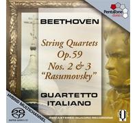 Quartetto Italiano - Quartetti Per Archi Op.59 N.2 E Op.59 N.3 ... (Audio Cd)