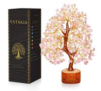 Quarti di rosa - Albero di quarzo rosa, Albero dei chakra, Albero di cristallo della vita, Pietre della fortuna e Cristalli, Albero delle gemme, Albero di cristallo per energia positiva