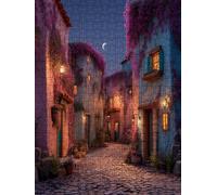 Quartiere Bellezza Puzzle 1000 Pezzi, 3D Puzzle per Adulti Impegnativo, Educa Puzzles Artistico, Divertente E Stimolante Puzzles Decorativo per La Famiglia, Regalo e Decorazione Pareti FNKL6-1035