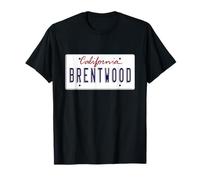 Quartiere di Brentwood Los Angeles LA California Maglietta