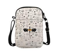 Quarto Drago Borsa a tracolla Dragon Rider Messenger Bag Fantasy Book Reader Amante Regalo Drago Bookish Carry On Bag, Cavaliere Drago Cb, 15*21*2cm