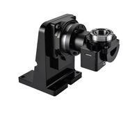 Quarto e quinto asse piattaforma rotativa cava elettrica indicizzazione tavola rotante CNC tavola rotante di precisione (KDR200-130 per passo, rapporto di velocità 5 a 1)