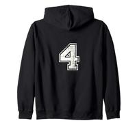 Quarto Quartetto Numero Felpa con Cappuccio