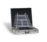 Quartz Crystal Music Singing Harp Eight-Pipe Eight-Tone Clear Chakra Healing Therapy Crystal Yoga Meditation Meditation Release Stress Instrument 432 Hz Sound Therapy Send Aluminum Oxide Carrying Case