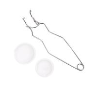 Quarzi Crogiolo Melting Set Piccolo Crogiolo Ciotola con Frusta Pinze Piatto Gioielli Forniture di Stampaggio Gioielli Attrezzature