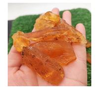 Quarzo 50-700g Ambra Naturale Resina Pietra Grezza, Campione di Pietra Ambrata Grezzo, for Cabbing di Deformazione, Taglio, Cristalli Lapidari ZOUCUNXIYIN (Size : 300g)