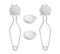 Quarzo Crogiolo Melting Set Piccolo Crogiolo di Fusione Ciotola Set con Frusta Pinze Piatto Gioielli Forniture In Metallo
