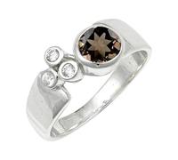 Quarzo fumé Anello placcato argento donna Gioielleria C1152AD_57 (18.1)