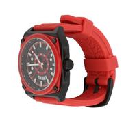 Quarzo -Orologio Resistente all'acqua, Elegante Movimento Multifunzionale -Cronogramma di Guardia del Quarzo Portatile per gli Uomini per gli Uomini (rosso)
