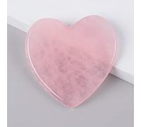 Quarzo Rosa Naturale Massaggio Del Cuore D'amore Dente Di Sega Strumento Gua Sha Raschiando Il Collo Cura Del Viso Pietra Di Cristallo Salute Massaggiatore Del Corpo, 1 Pz decorazione della stanza