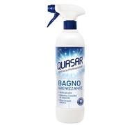 Quasar - Bagno Igienizzante - Anticalcare, Elimina i Residui di Sapone, Risciacquo Veloce - 680 ml (Confezione da 6)