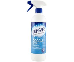 Quasar Detergente Doccia Vetri Spray 580ml, 580ml