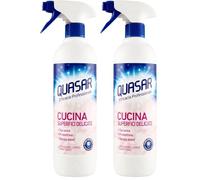 Quasar Sgrassatore Cucina Spray 580ml, 580ml (Confezione da 2)