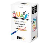 Ludic Quasi Non serve la riposta giusta… ma quasi! IT59995 Gioco Di Società Per La Famiglia Per 2-4 Giocatori Made In Italy