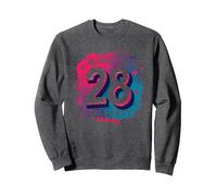 Quasi 30, Regalo per Il 28° Compleanno di Still Flirty Felpa, Unisex per Adulti, Grigio Scuro, L