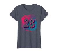 Quasi 30, Regalo per Il 28° Compleanno di Still Flirty Maglietta, Donna, Pervinca, L