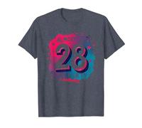 Quasi 30, Regalo per Il 28° Compleanno di Still Flirty Maglietta, Uomo, Pervinca, L