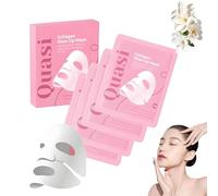 Quasi Bio Collagen Face Mask Overnight, Quasi Collagen Glow up Mask, Quasibio Anti-Aging Mask, for Wrinkle Reduction and Pore Minimization - Glow like Glas Skins (1pcs)