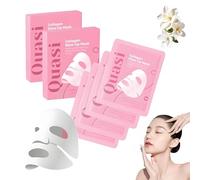 Quasi Bio Collagen Face Mask Overnight, Quasi Collagen Glow up Mask, Quasibio Anti-Aging Mask, for Wrinkle Reduction and Pore Minimization - Glow like Glas Skins (2pcs)