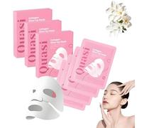 Quasi Bio Collagen Face Mask Overnight, Quasi Collagen Glow up Mask, Quasibio Anti-Aging Mask, for Wrinkle Reduction and Pore Minimization - Glow like Glas Skins (3pcs)