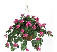 Quasi Natural 6608 - Cestino da appendere, in seta, 26 x 26 x 44,5 cm