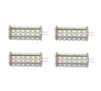 Quattro 12v AC/Dc G4 Base 66 LED Lampadina Bianco Freddo per Malibu Paesaggio