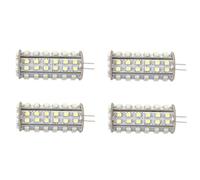 Quattro 12v AC/Dc G4 Base 66 LED Lampadina Bianco Freddo per Malibu Paesaggio
