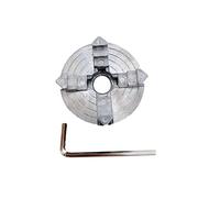 Quattro 4 Jaw Chuck Z011A for Metallo Mini Tornio M12x1mm Filettato Indietro 1.8~56mm/12~65mm Mini Pinza Tornio Accessorio 1 PZ per la lavorazione del legno(4 Jaw Chuck Kit)