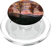 Quattro alberi di Egon Schiele (1917) PopSockets PopGrip per MagSafe