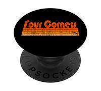 Quattro angoli, stile retrò anni '80 del Maryland PopSockets PopGrip Adesivo