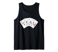Quattro assi giocando a carte da gioco poker bridge spades Canotta