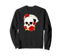 Quattro Assi Skull Roses Poker Gioco D'Azzardo Card Art Felpa