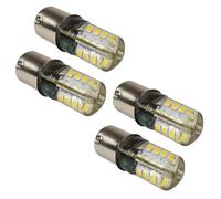 Quattro BA15s Singolo LED Lampadina Ricambio per 1141 Casita Rv Interno Luce