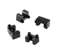 Quattro blocchi di fissaggio for guide lineari HG15 e HG20 e limite di guida ad anello for evitare distacchi e collisioni, adatti for stampanti 3D(HG15 fixed block)