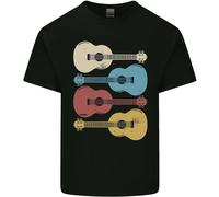 Quattro Chitarre Ukulele Maglietta Bambini Ragazzi Ragazze