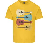 Quattro Chitarre Ukulele Maglietta Bambini Ragazzi Ragazze