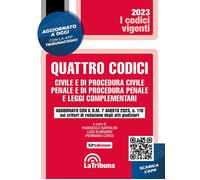 Quattro codici. Civile e di procedura civile, penale e di procedu
